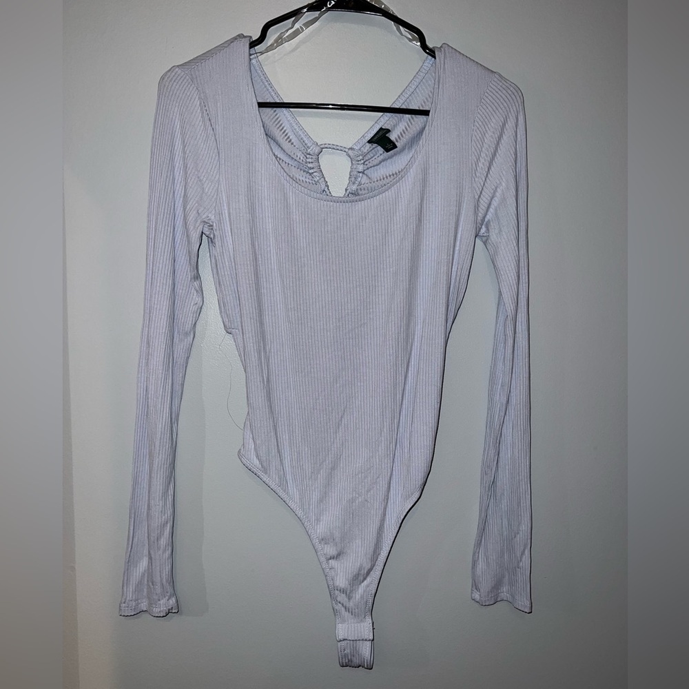 Wild Fable Long Sleeve Backless Bodysuit